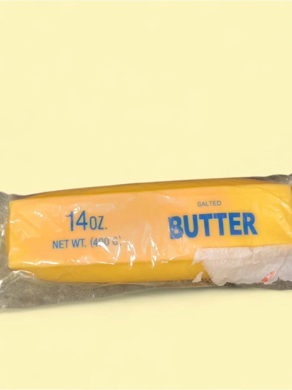 Viral Butter squishy - Yellow Butter Packaging
